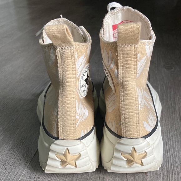 Converse Women’s Platform Canvas Run Star Hike Summer Spirit Floral High-Tops - Picture 9 of 15